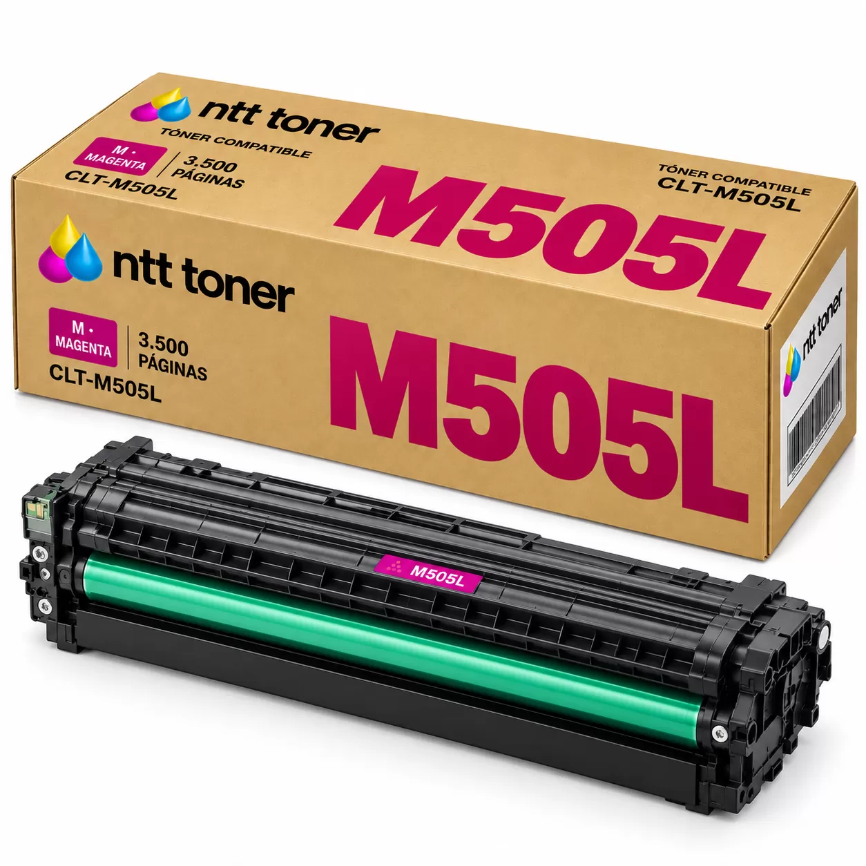 Toner Samsung CLT-M505L Magenta Compatible Toner Samsung CLT-M505L Magenta Compatible